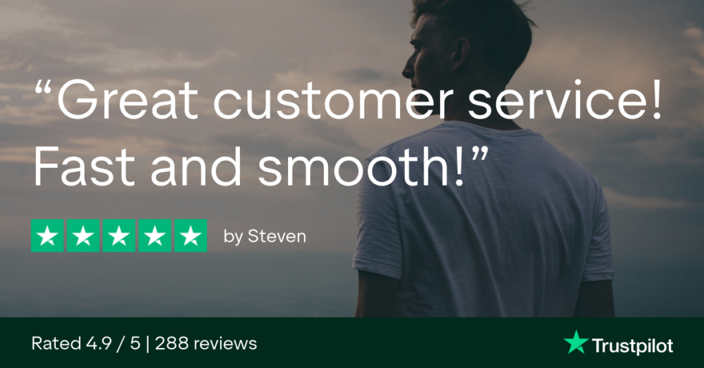 Trustpilot review.